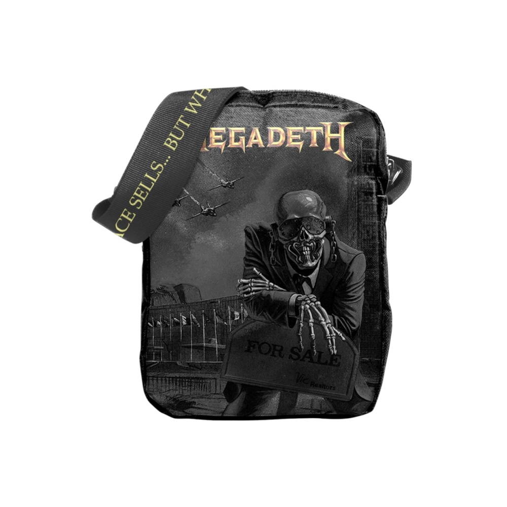 Rocksax Megadeth - Peace Sells Crossbody tas - Zwart